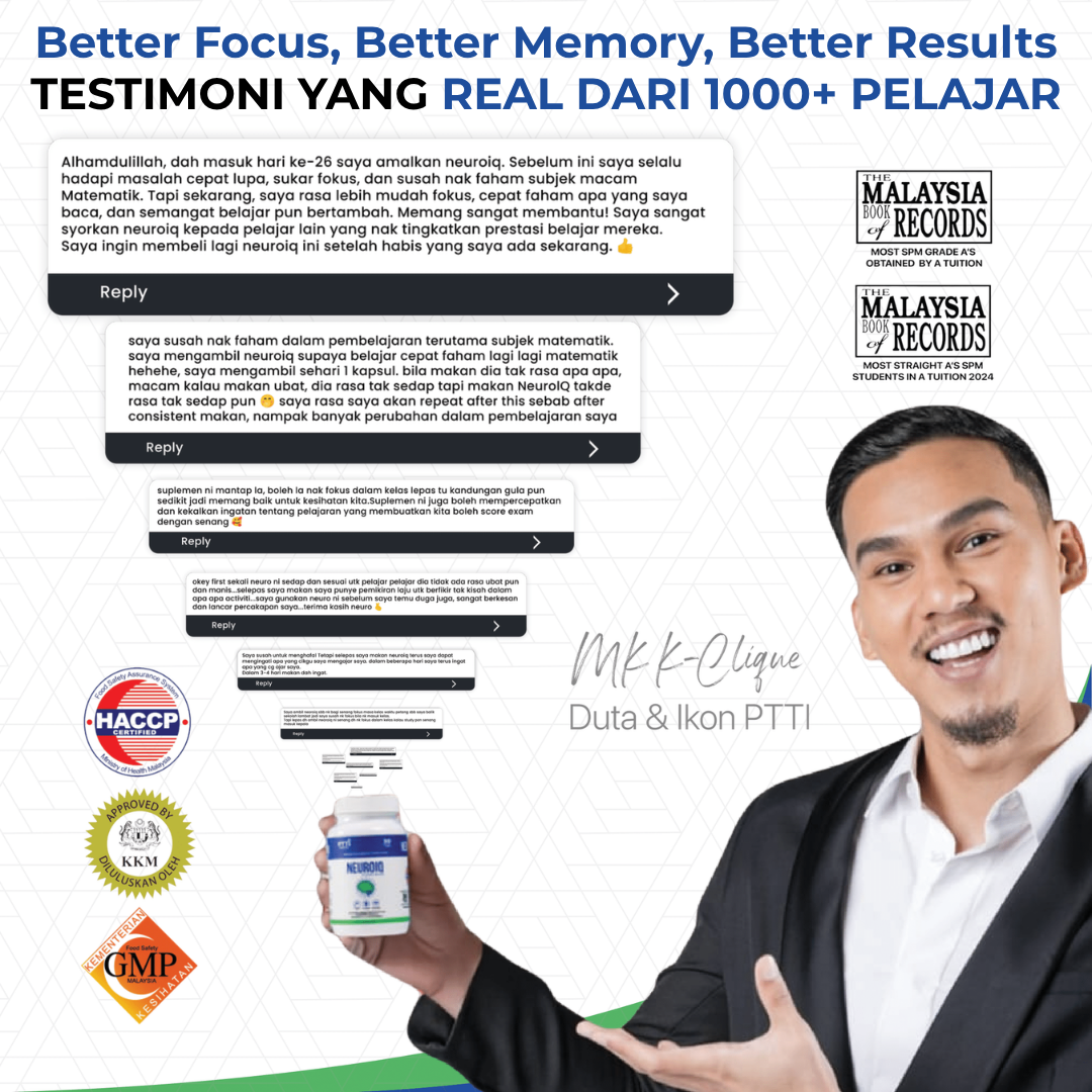 NEUROIQ Smart Supplement - 30 Tablets